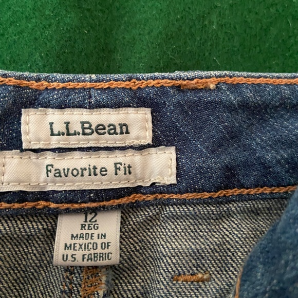 LL Bean denim skirt - Picture 2 of 2